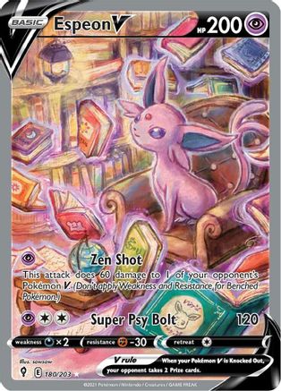 Espeon V (Alternate Full Art) 180 - Holofoil - Ultra Rare