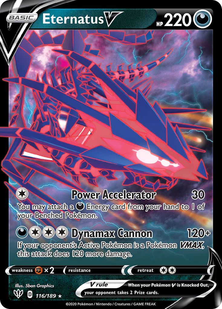 Eternatus V 116 - Holofoil - Ultra Rare