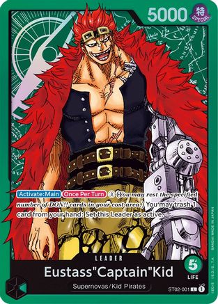 Eustass"Captain"Kid (001) (ST02-001) - Leader