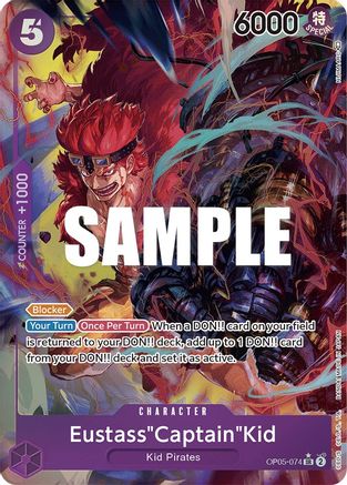 Eustass"Captain"Kid (Alternate Art) (OP05-074) - Super Rare