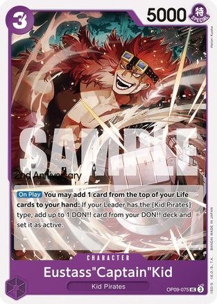 Eustass"Captain"Kid (OP09-075) - Uncommon