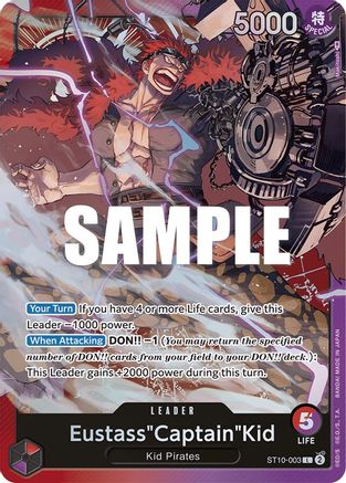 Eustass"Captain"Kid (003) (ST10-003) - Leader