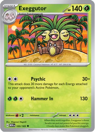 Exeggutor 103 - Uncommon