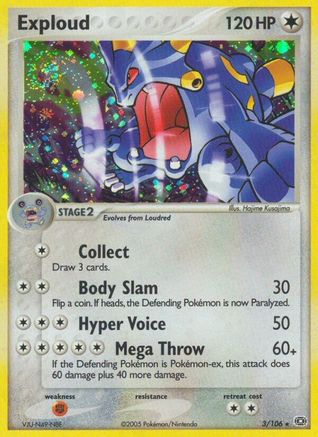 Exploud - Reverse Holofoil - Holo Rare