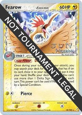 Fearow (Delta Species) - 2007 (Jun Hasebe) 018 - Rare