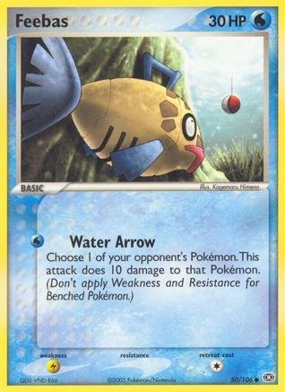 Feebas 050/106 - Reverse Holofoil - Common