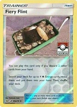 Fiery Flint (Pokemon League) 60a/70 - Reverse Holofoil - Promo