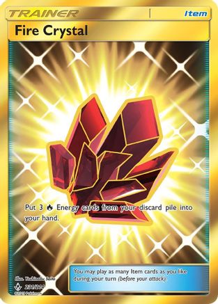 Fire Crystal (Secret) 231 - Holofoil - Secret Rare