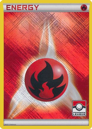 Fire Energy (2011 Pokemon League) - Holofoil - Promo