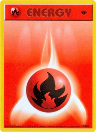 Fire Energy 098  - 1st Edition - Common
