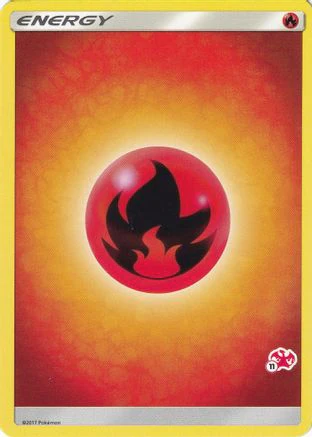 Fire Energy (#11 Charizard Stamped)  - Promo