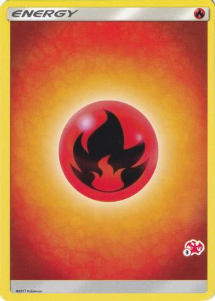 Fire Energy (#3 Charizard Stamped)  - Promo