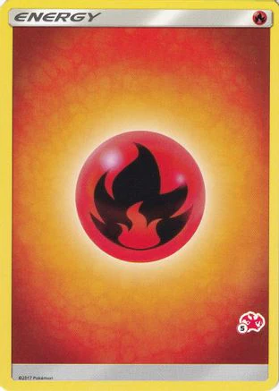 Fire Energy (#5 Charizard Stamped)  - Promo