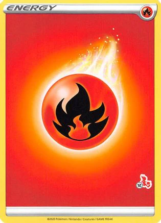 Fire Energy (#12 Cinderace Stamped)  - Promo