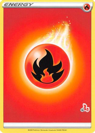 Fire Energy (#16 Cinderace Stamped)  - Promo