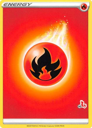 Fire Energy (#35 Cinderace Stamped)  - Promo
