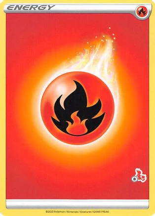 Fire Energy (#8 Cinderace Stamped)  - Promo