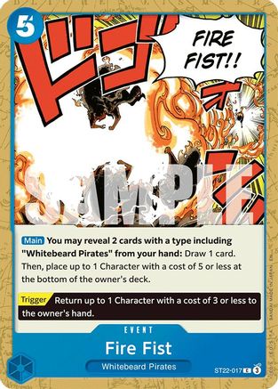 Fire Fist (ST22-017) - Common