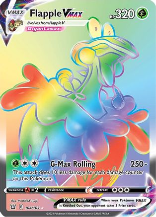 Flapple VMAX (Secret) 164 - Holofoil - Secret Rare