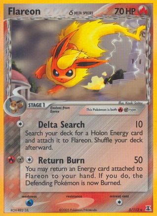 Flareon (Delta Species) - Reverse Holofoil - Holo Rare