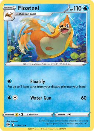 Floatzel 039 - Uncommon
