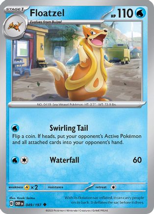 Floatzel 049 - Uncommon