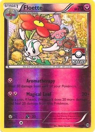 Floette (Pokemon League) 102/162 - Reverse Holofoil - Promo