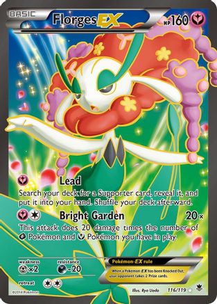 Florges EX (116 Full Art) (116 Full Art) 116/119 - Holofoil - Ultra Rare