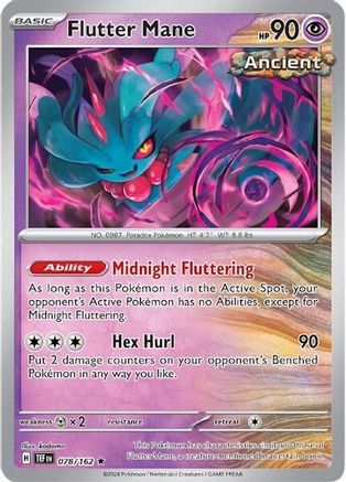 Flutter Mane 078  - Holofoil - Rare