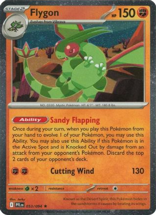 Flygon (Cosmos Holo) 053/094 - Holofoil - Rare