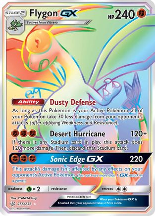 Flygon GX (Secret) - Holofoil - Secret Rare