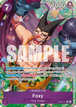 Foxy (071) (Parallel) (OP07-071) - Rare