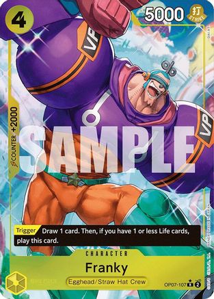 Franky (Parallel) (OP07-107) - Rare
