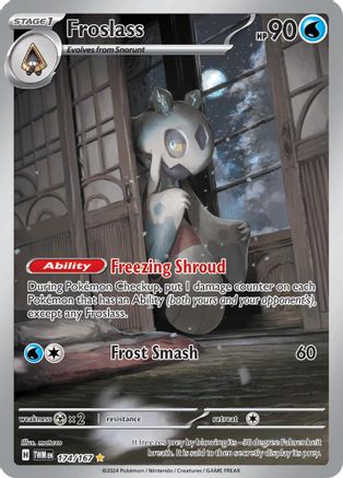 Froslass 174/167 - Holofoil - Illustration Rare
