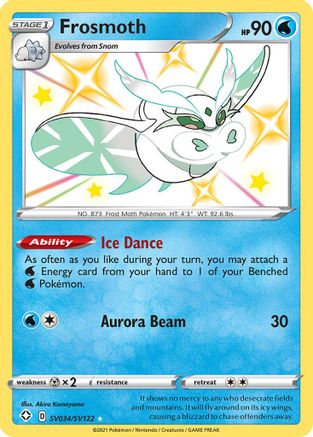 Frosmoth SV034 - Holofoil - Shiny Holo Rare