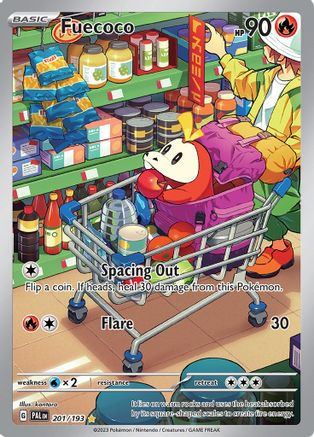 Fuecoco 201/193 - Holofoil - Illustration Rare
