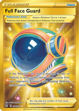 Full Face Guard (Secret) 231 - Holofoil - Secret Rare