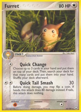 Furret - Reverse Holofoil - Rare