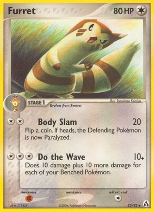 Furret 033/92 - Reverse Holofoil - Uncommon