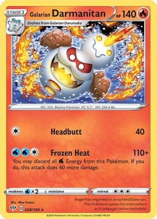 Galarian Darmanitan (28) (28) 028 - Rare