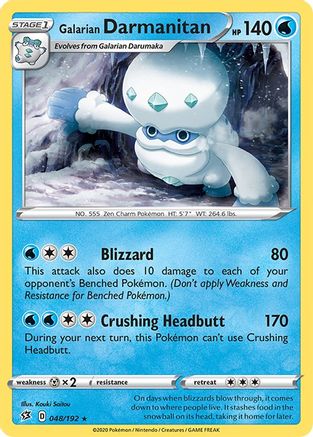 Galarian Darmanitan 048 - Rare