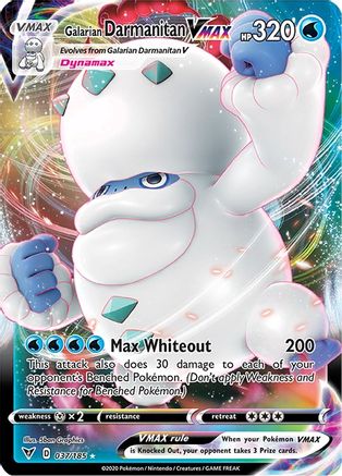 Galarian Darmanitan VMAX 037 - Holofoil - Ultra Rare