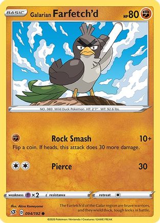 Galarian Farfetch'd 094 - Common