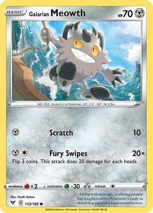 Galarian Meowth 112 - Common