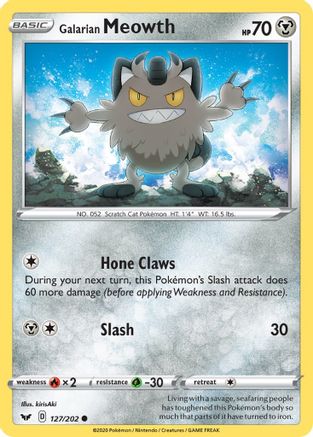 Galarian Meowth 127 - Common