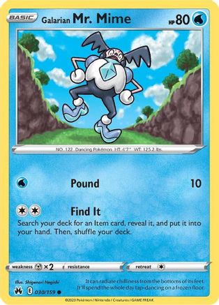Galarian Mr. Mime 030 - Common