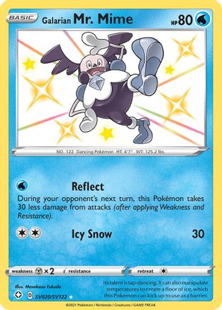 Galarian Mr. Mime SV020 - Holofoil - Shiny Holo Rare