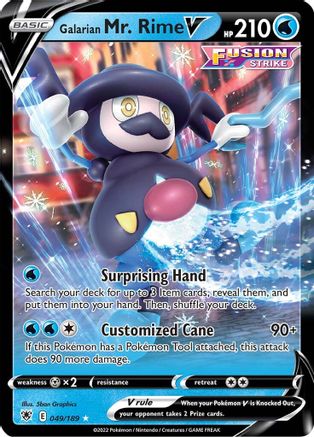 Galarian Mr. Rime V 049 - Holofoil - Ultra Rare