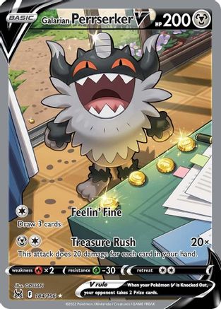 Galarian Perrserker V (Alternate Full Art) 184 - Holofoil - Ultra Rare