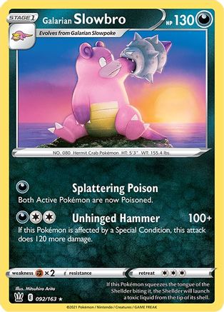 Galarian Slowbro 092 - Rare